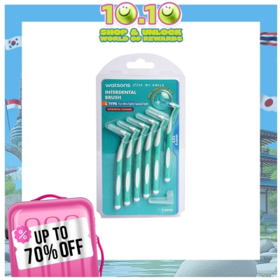 WATSONS L Type Interdental Brush 0.6mm 6s