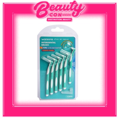 WATSONS L Type Interdental Brush 0.6mm 6s