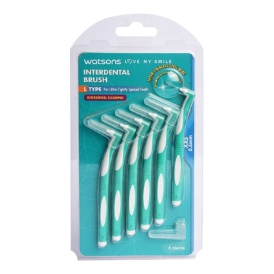 WATSONS L Type Interdental Brush 0.6mm 6s