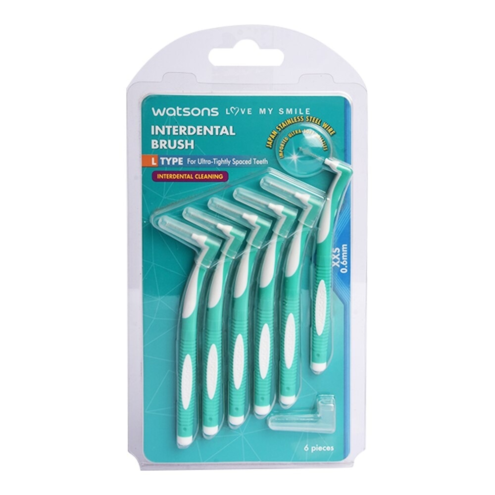 L Type Interdental Brush 0.6mm 6s