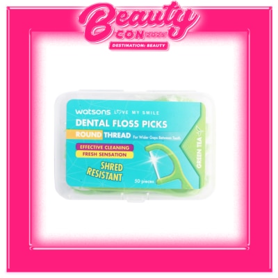 WATSONS Green Tea Thread Dental Floss 50s x 1Box