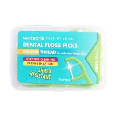 WATSONS Green Tea Thread Dental Floss 50s x 1Box