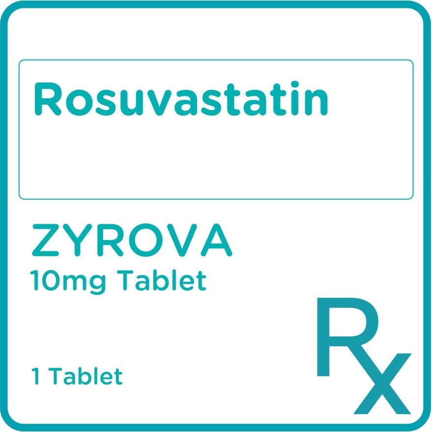 Rosuvastatin 10mg 1 Tablet [Prescription Required]