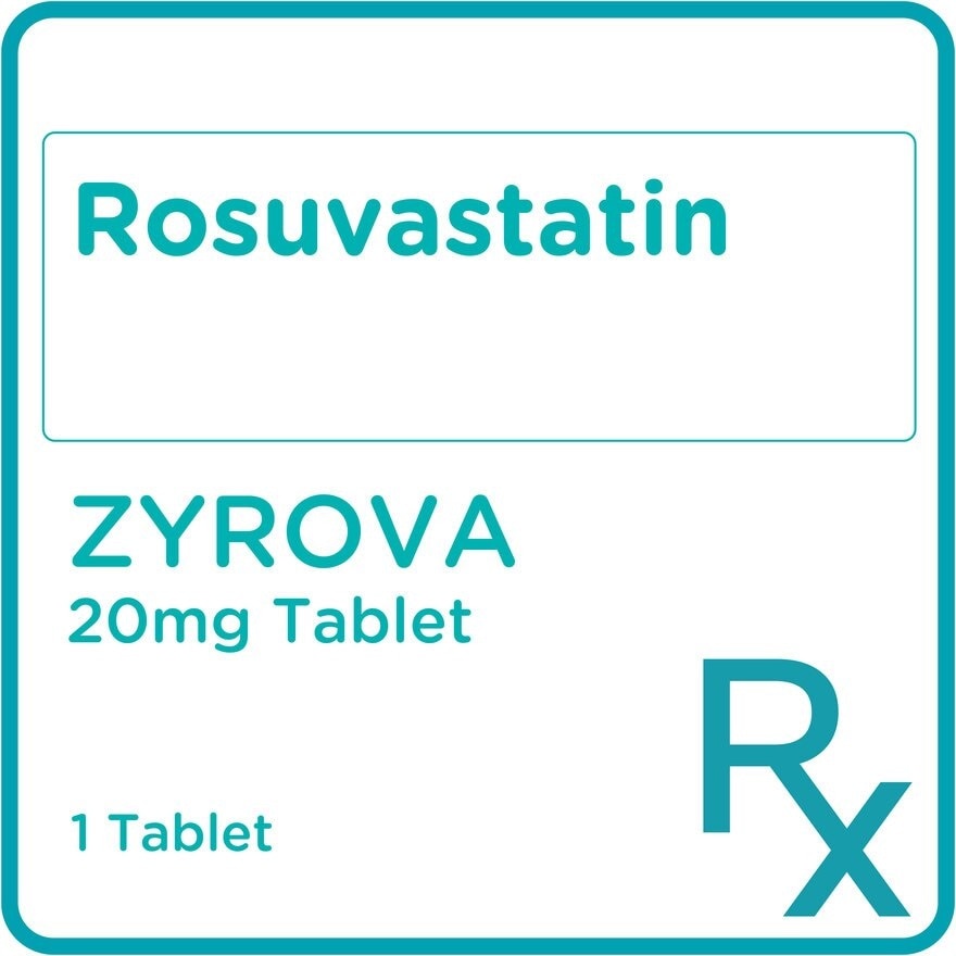 Rosuvastatin 20mg 1 Tablet [Prescription Required]