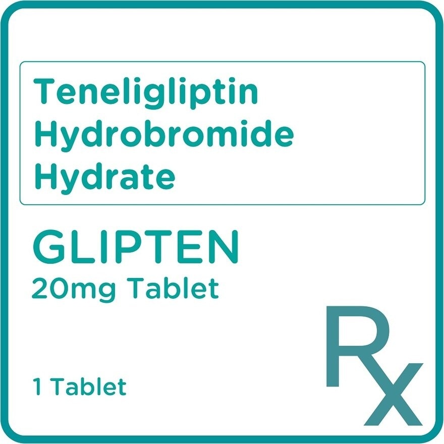 Teneligliptin Hydrobromide Hydrate 20mg 1 Tablet [PRESCRIPTION REQUIRED]