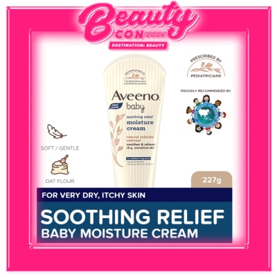 AVEENO Aveeno Baby Soothing Relief Moisture Cream 227g - Lotion For Newborn Baby, Sensitive Skin, Eczema