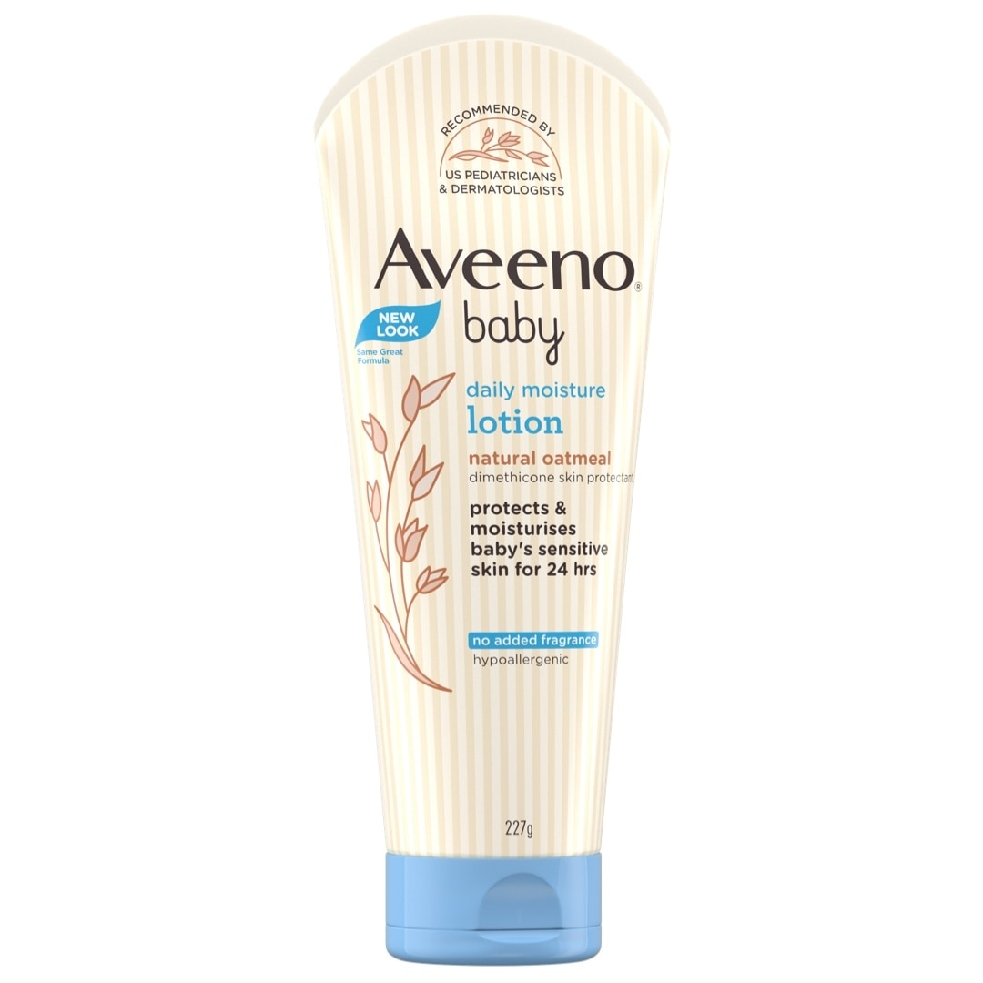 Aveeno Baby Daily Moisture Lotion 227g - Newborn, For Sensitive Baby Skin, Baby Body Lotion