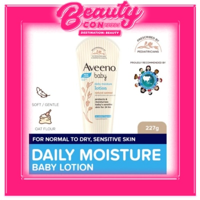 AVEENO Aveeno Baby Daily Moisture Lotion 227g - Newborn, For Sensitive Baby Skin, Baby Body Lotion