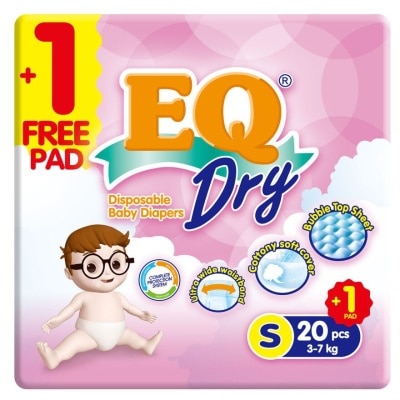 EQ Dry Diaper Small 20s