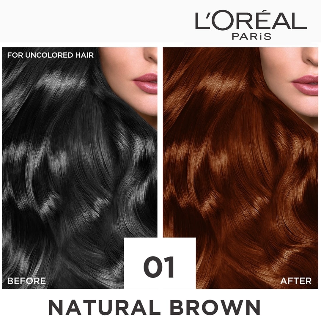 Excellence Fashion Ultra Lights Hair Color - Natural Brown 01