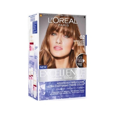 LOREAL Excellence Fashion Ultra Lights Hair Color - Golden Brown 02