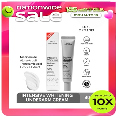 LUXE ORGANIX - Luxe Organix Intensive Whitening Underarm Cream 10% Niacinamide 30g