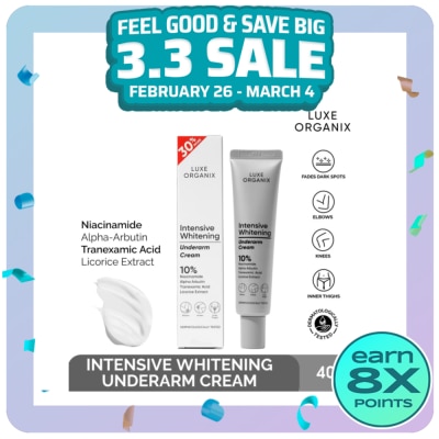 LUXE ORGANIX Luxe Organix Intensive Whitening Underarm Cream 10% Niacinamide 30g