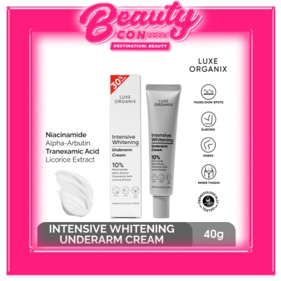 LUXE ORGANIX Luxe Organix Intensive Whitening Underarm Cream 10% Niacinamide 30g