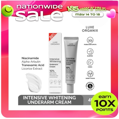 LUXE ORGANIX - Luxe Organix Intensive Whitening Underarm Cream 10% Niacinamide 30g