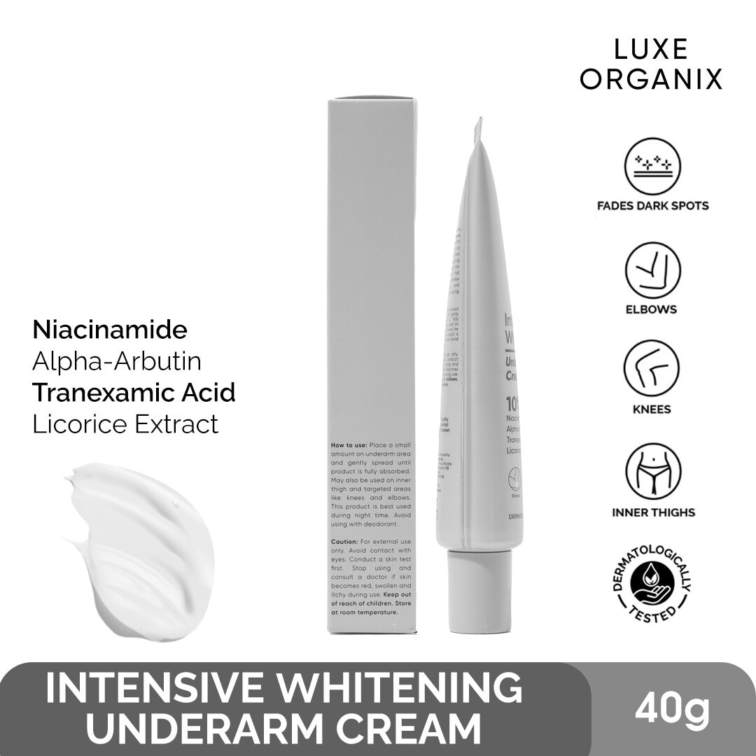 Luxe Organix Intensive Whitening Underarm Cream 10% Niacinamide 30g