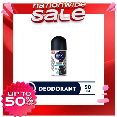 NIVEA Men Deodorant Black & White Fresh Anti-Perspirant Roll-on 50ml