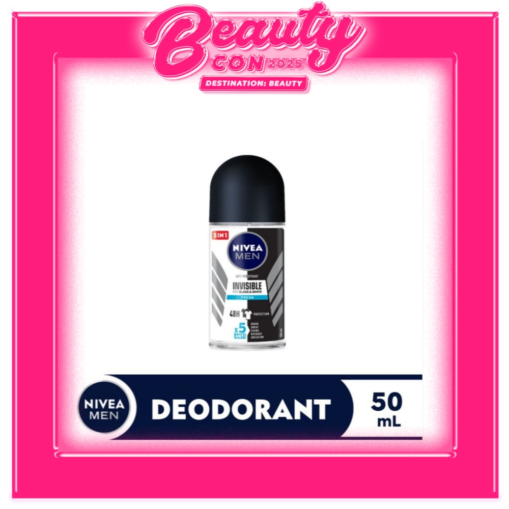 Men Deodorant Black & White Fresh Anti-Perspirant Roll-on 50ml