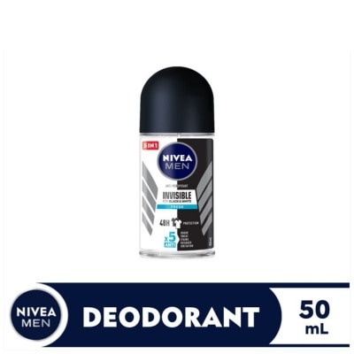 NIVEA Men Deodorant Black & White Fresh Anti-Perspirant Roll-on 50ml