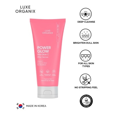 LUXE ORGANIX Luxe Organix Power Glow Vita Glow C Whip Cleanser 150g