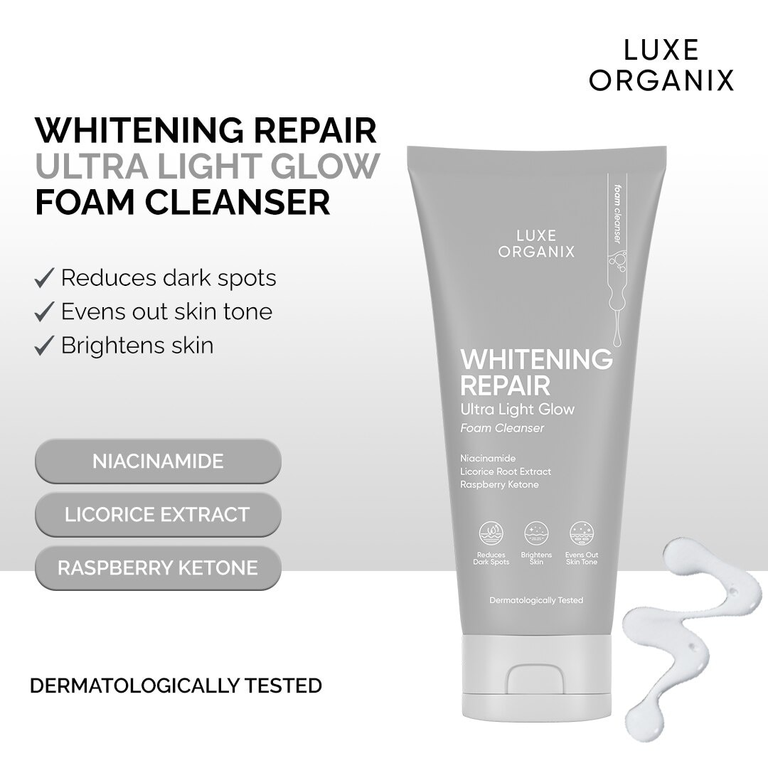 Luxe Organix Whitening Repair Foam Cleanser 150g