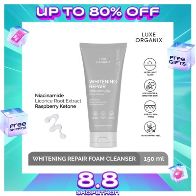 LUXE ORGANIX Luxe Organix Whitening Repair Foam Cleanser 150g