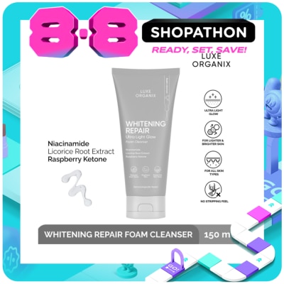 LUXE ORGANIX - Luxe Organix Whitening Repair Foam Cleanser 150g image