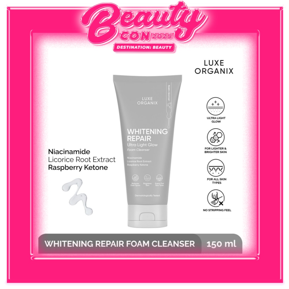 Luxe Organix Whitening Repair Foam Cleanser 150g