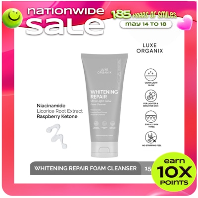 LUXE ORGANIX - Luxe Organix Whitening Repair Foam Cleanser 150g