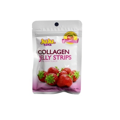 JUJU Collagen Jelly Strips Strawberry 45g