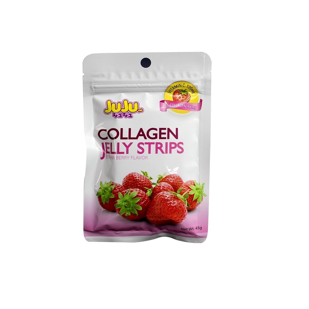 Collagen Jelly Strips Strawberry 45g