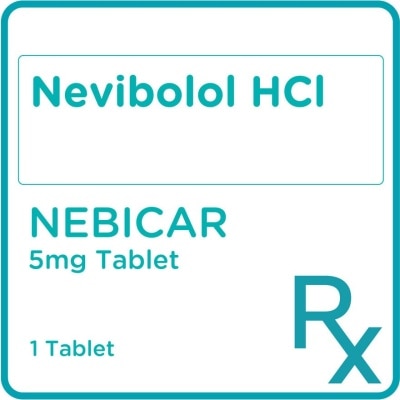 NEBICAR Nevibolol HCl 5mg 1 Tablet [Prescription Required]