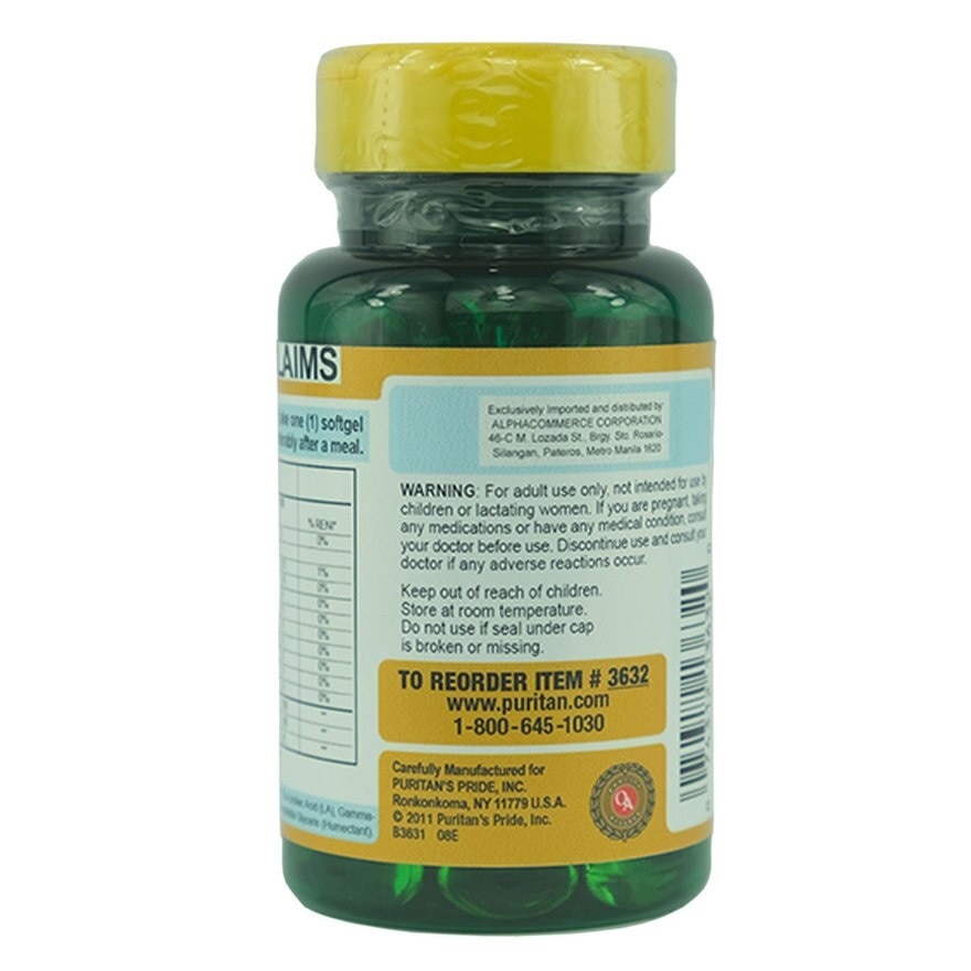 Evening Primrose Oil 500mg 100 softgels Puritan's Pride