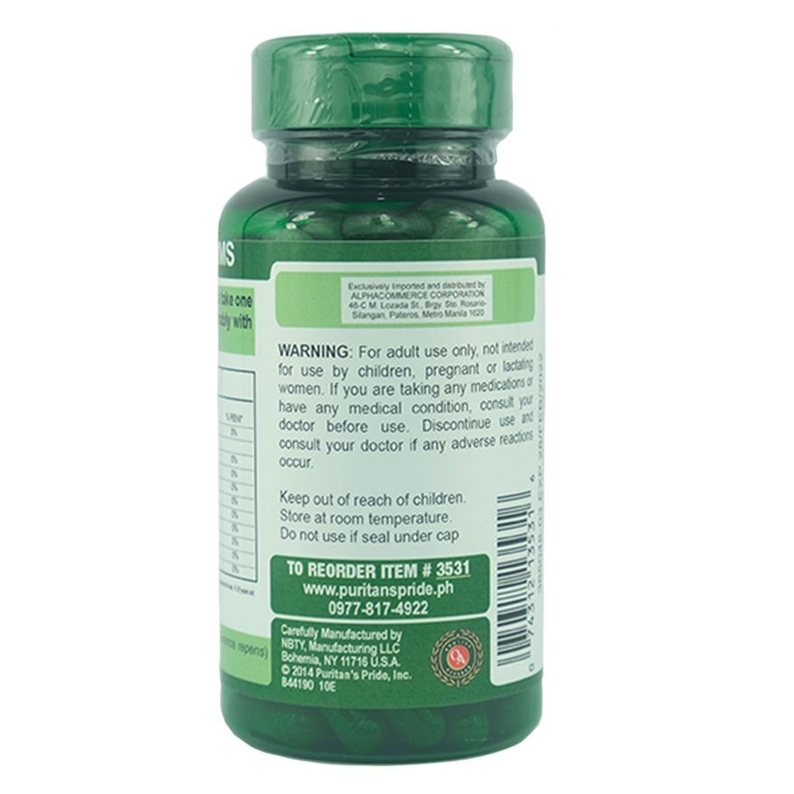 Saw Palmetto 450mg 100 Capsules