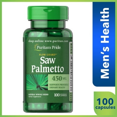 PURITANS PRIDE Saw Palmetto 450mg 100 Capsules