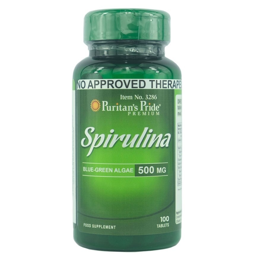 Spirulina 500mg 100 Tablets