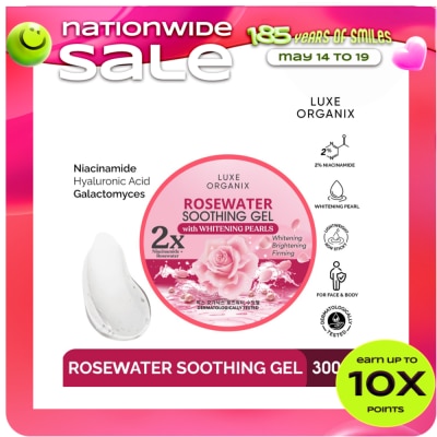 LUXE ORGANIX - Luxe Organix Rosewater Soothing Gel 300ml
