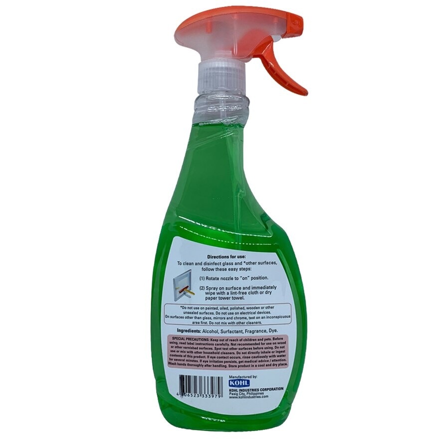 Antibacterial Glass & Multi Surface Cleaner - Pine Scent 500ml