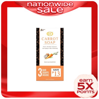 GT COSMETICS Carrot Soap 3n1 pack
