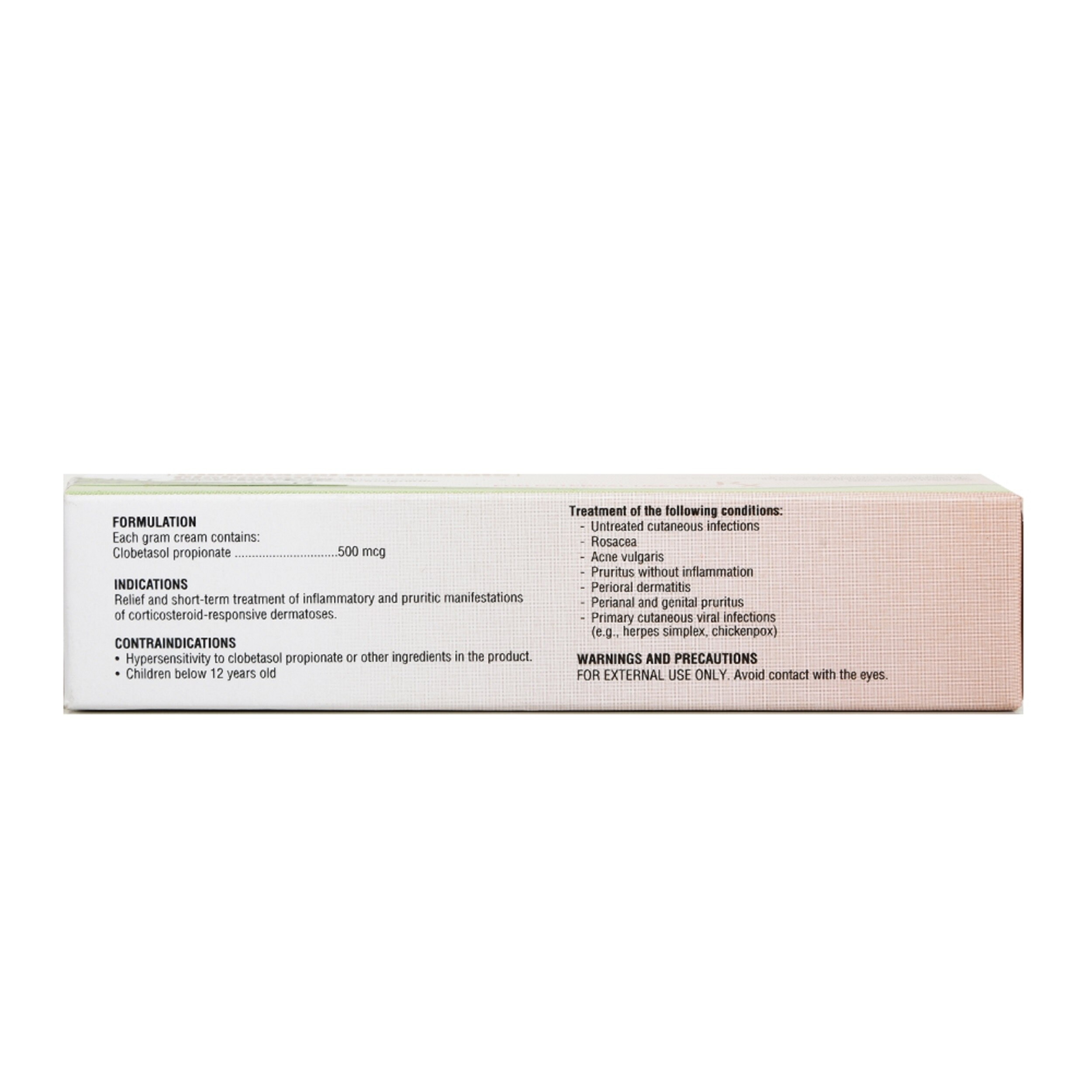 Clobetasol Propionate 500Mcg Cream 15G [Prescription Required]