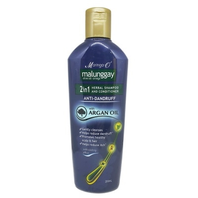 MORINGA Moringa-O2 Herbal Anti-Dandruff Shampoo & Conditioner with Argan Oil (2-in-1) 200ml