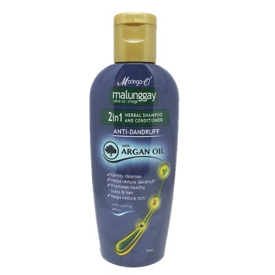 MORINGA Moringa-O2 Herbal Anti-Dandruff Shampoo & Conditioner with Argan Oil (2-in-1) 75ml