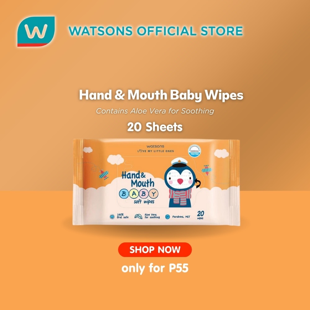 Hand and Mouth Baby Soft Wipes 20s