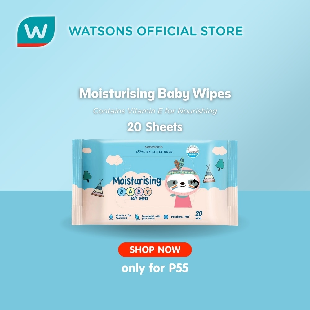 Moisturising Baby Lotion Soft Wipes 20s