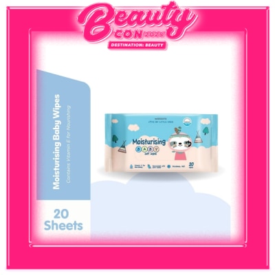 WATSONS Moisturising Baby Lotion Soft Wipes 20s