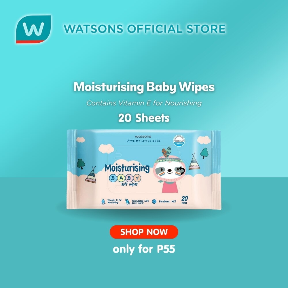 Moisturising Baby Lotion Soft Wipes 20s