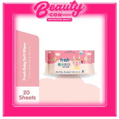 WATSONS Fresh Baby Soft Wipes 20 Sheets