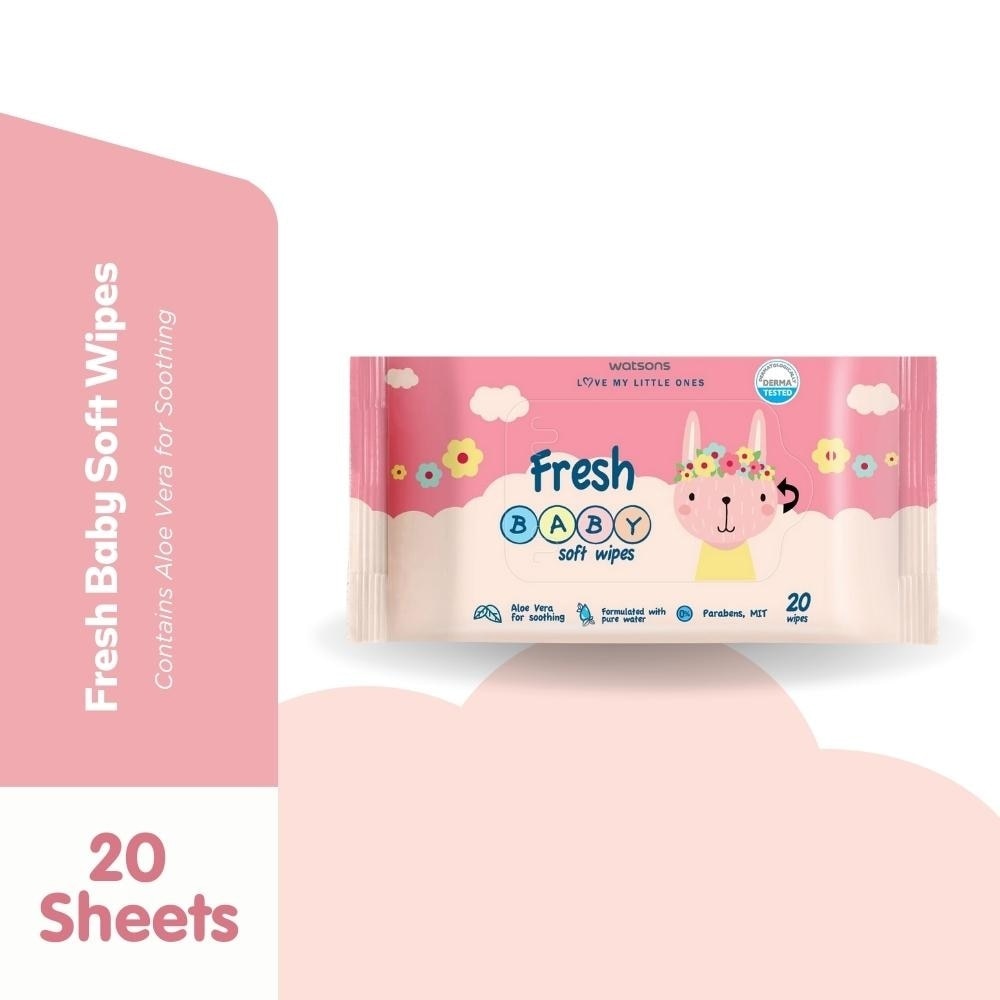 Fresh Baby Soft Wipes 20 Sheets