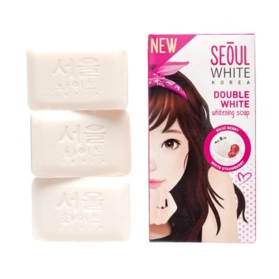 SEOUL WHITE Korea Double White Whitening Soap Triple Pack