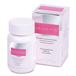 NUWHITE, S-Acetyl Glutathione with Marine Collagen Sodium Ascorbate and  Vitamin E Food Supplement 30 Capsules | Watsons Philippines